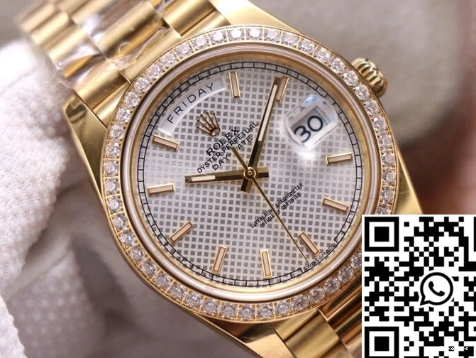 EW Day-Date Factory M228348RBR-0005 Rolex Dial Silver 0128